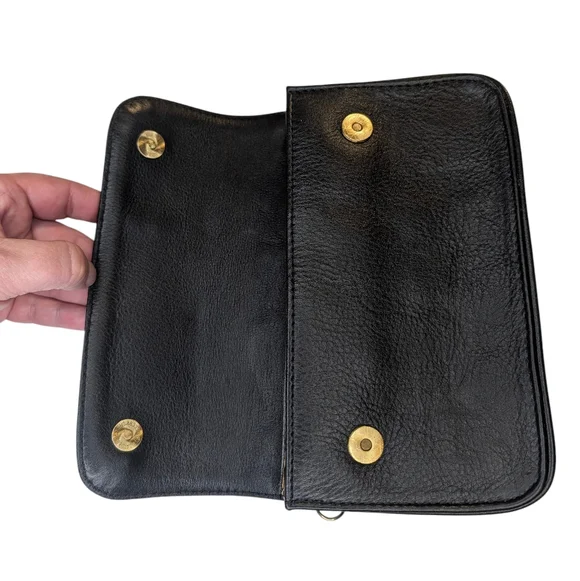 Mandrn Black Leather Belt Bag - Picture 6 of 14